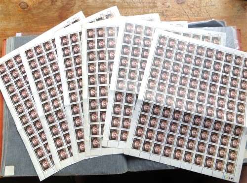 6 x Rhodesia Mardon Printers 1c Full Sheets - 1 Bid for All