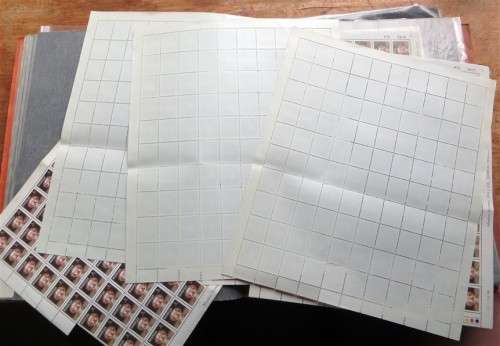 6 x Rhodesia Mardon Printers 1c Full Sheets - 1 Bid for All