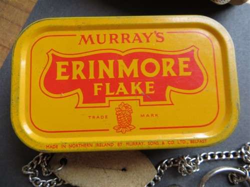 Vintage Erinmore Flake Tin & Whistle