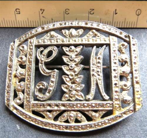 Vintage G N Brooch