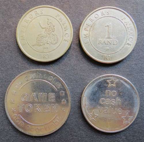 4 x Assorted SA Tokens - 1 Bid for all