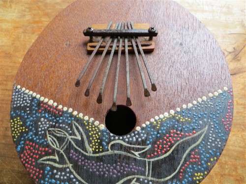 Handpainted Kalimba - Music instrument