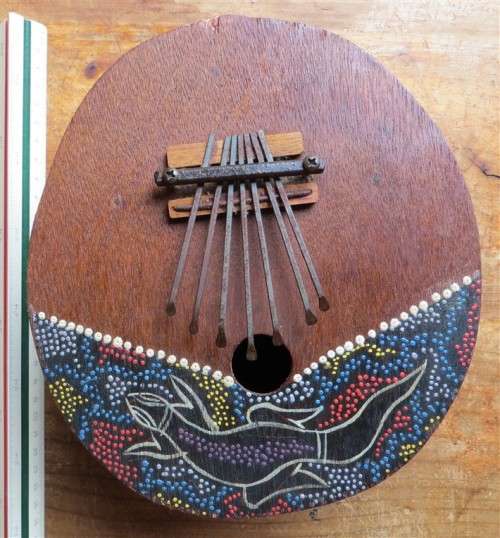 Handpainted Kalimba - Music instrument