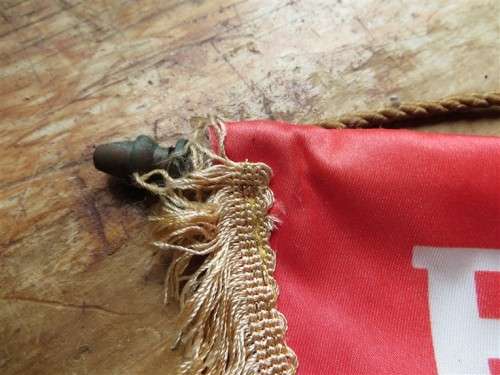 Vintage Ferarri Pendant Flag - See Pics - more faded on 1 side