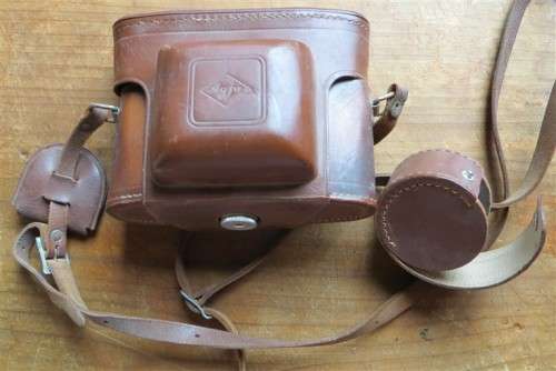 Vintage AGFA Camera + Leather Cover - Untested - Sold As Is