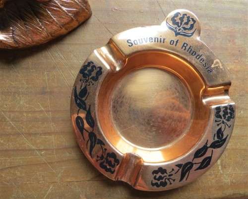 Large Rhodesian Airforce Copper Eagle + Ashtrays - All for 1 Bid