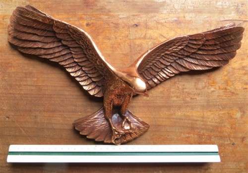Large Rhodesian Airforce Copper Eagle + Ashtrays - All for 1 Bid
