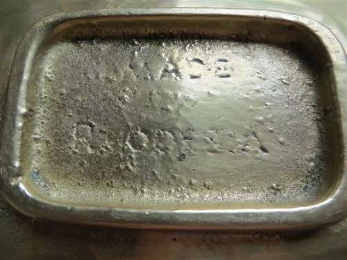 Made in Rhodesia - Zimbabwe Ruins Bronze Dish - Heavy for Size