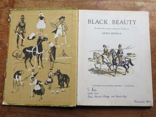Vintage 1962 Black Beauty - Anna Sewell - Golden Pleasure Books