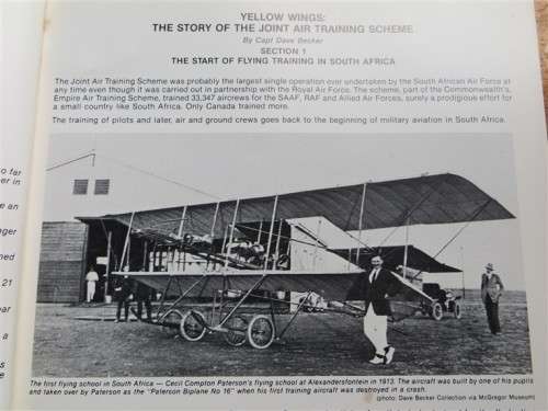Yellow Wings - Capt. Dave Becker - Published by SAAF Museum