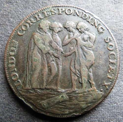 1795 London Corresponding Society - Reform of Parliament Token