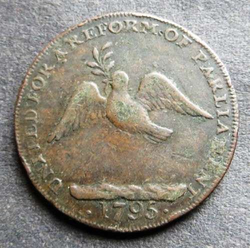 1795 London Corresponding Society - Reform of Parliament Token
