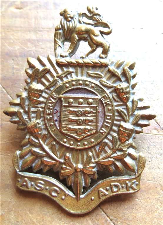 Large South African Army Srvice Corps Badge