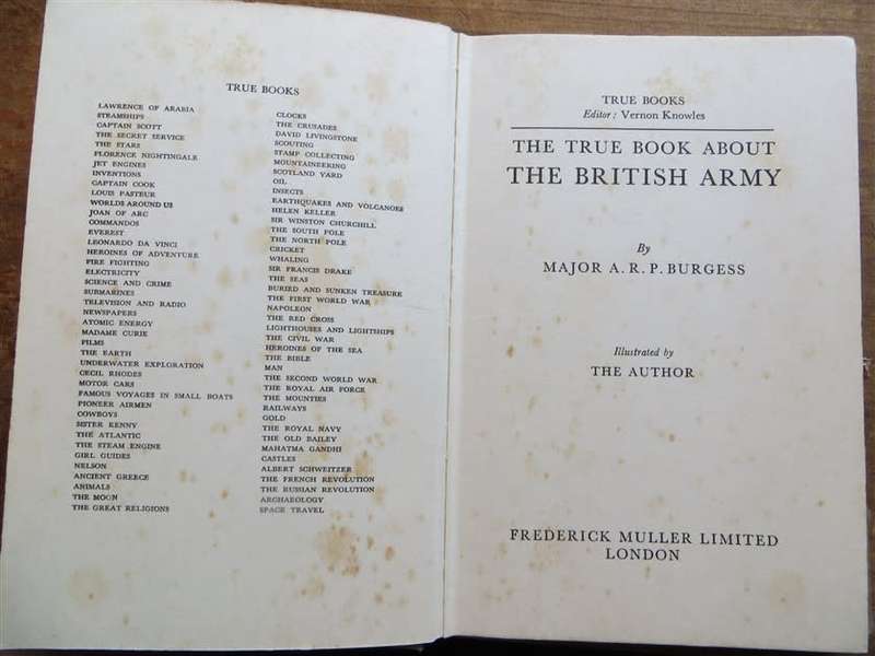 The British Army - Major A.R.P Burgess
