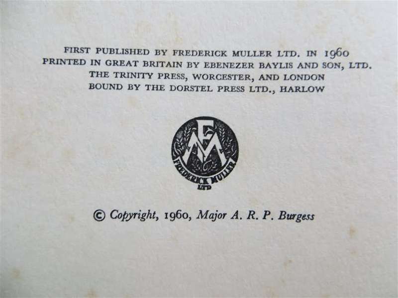 The British Army - Major A.R.P Burgess