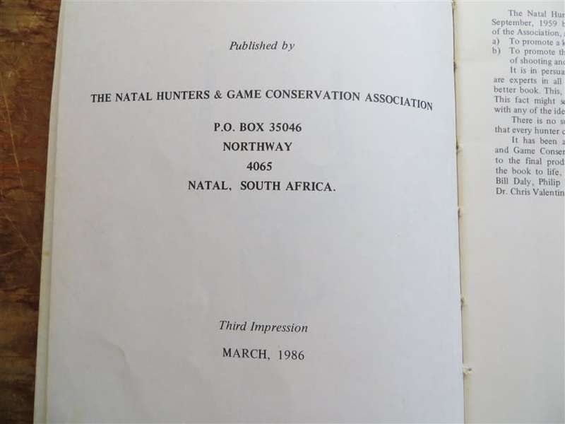 A Hunter`s Handbook - Natal Hunters & Game Assoc.