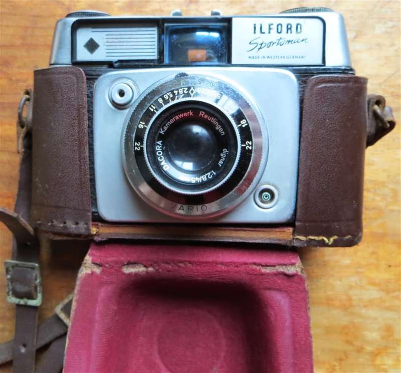 Ilford Sportsman Vintage Camera - Untested - Sold As Is - Made in Germany