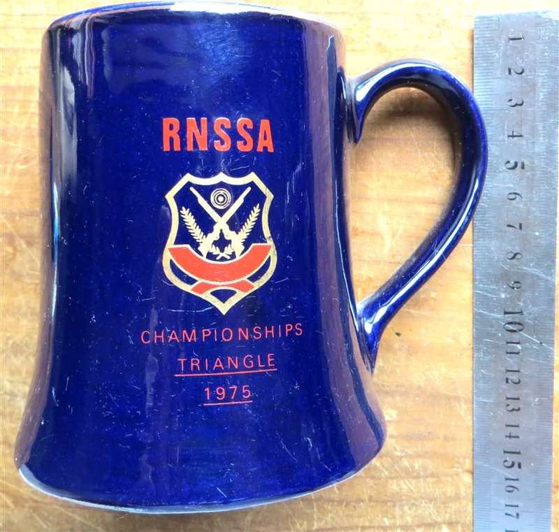 Norbell Potteries Salisbury Rhodesia - Rifle Association Mug 1975