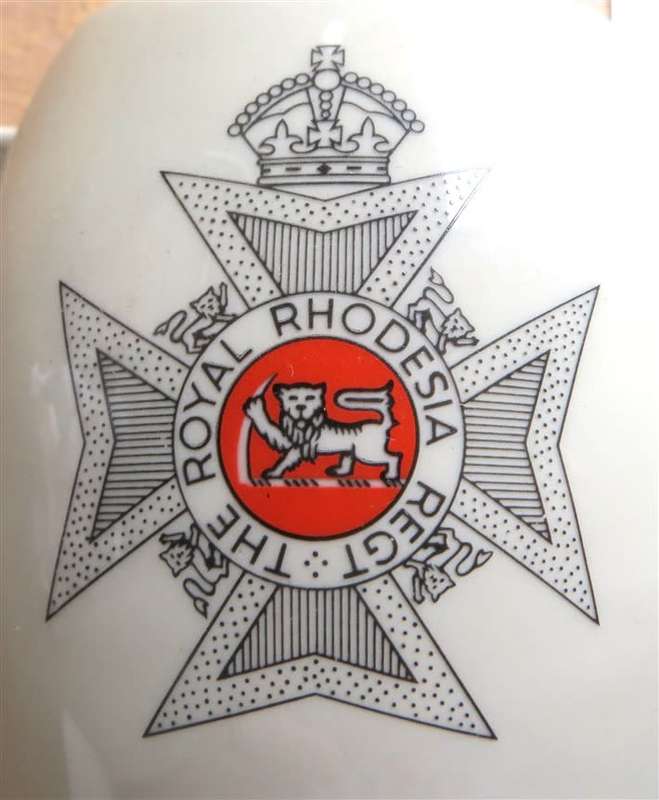 Rhodesian Royal Regiment Beer Mug - Drostdy Ware