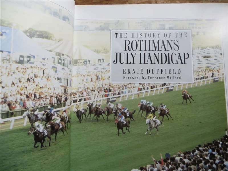 The History of the Rothmans July Handicap Harcover Book