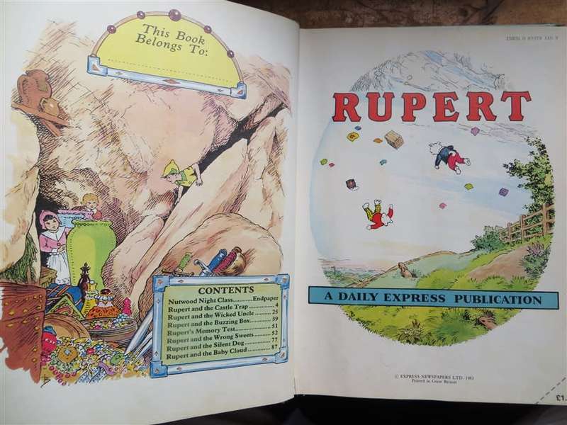 1981 Rupert the Bear - Daily Express Annual
