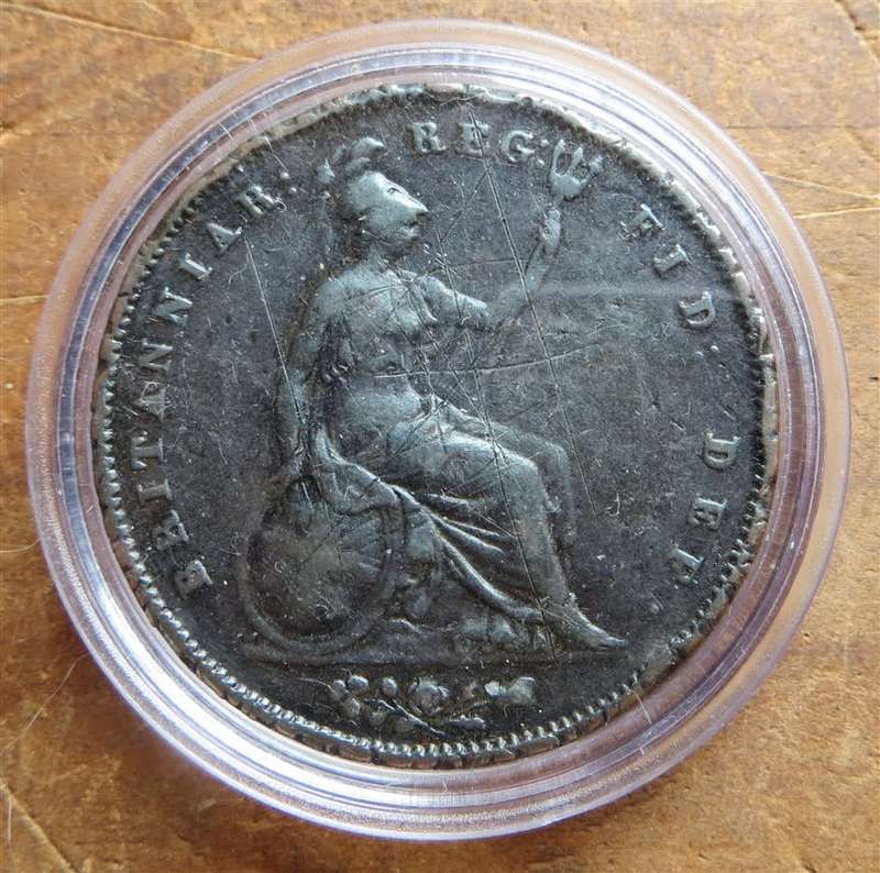1856 GB Penny - Scarce - Scratched
