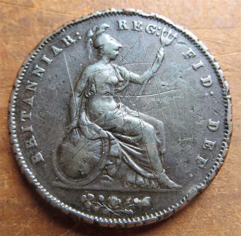 1856 GB Penny - Scarce - Scratched