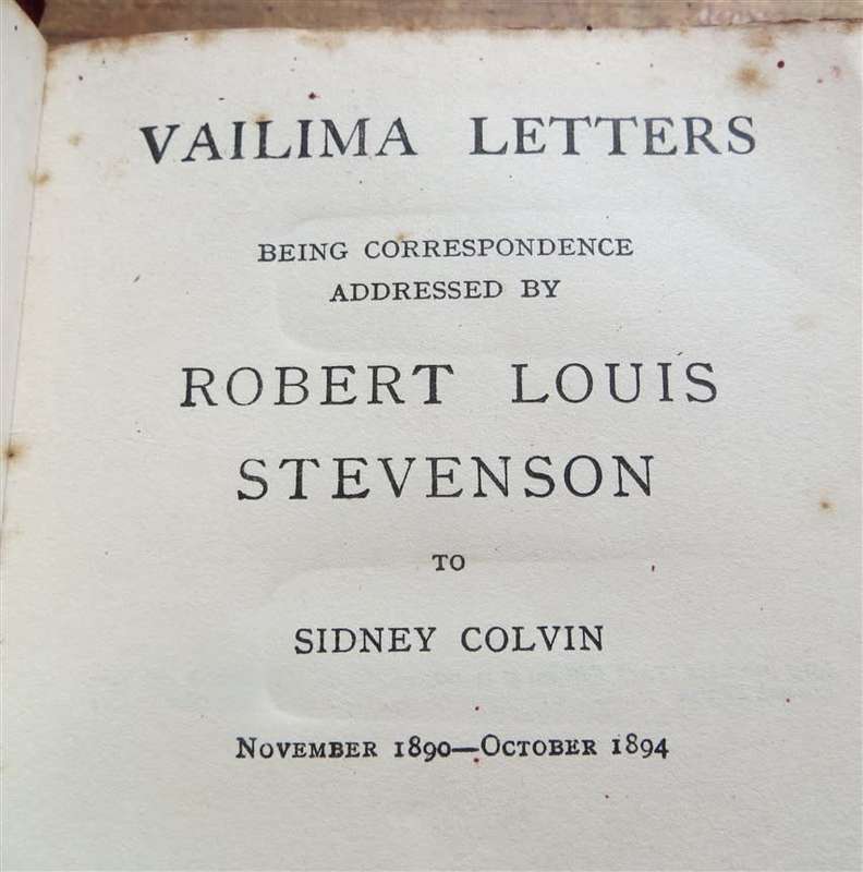 Vailima Letters - Robert Louis Stevenson