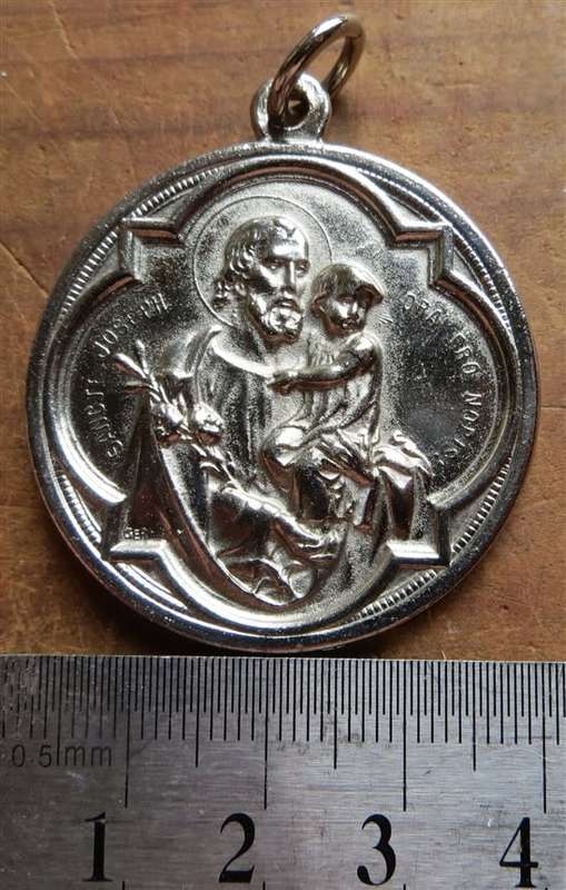 Large Catholic Pendant 40mm