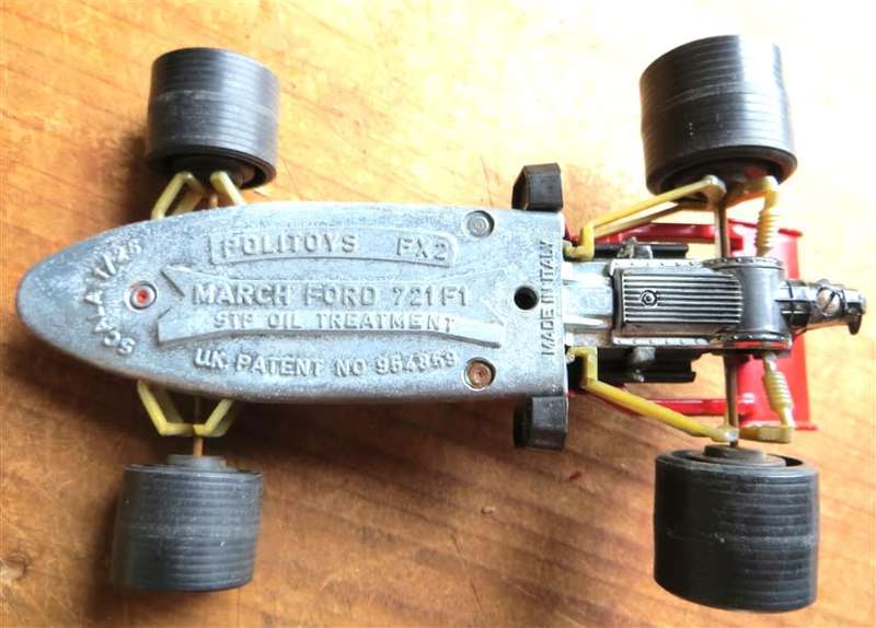 Vintage Politoys FX2 March Ford STP Scale 1:25 Formula 1 Made in Italy