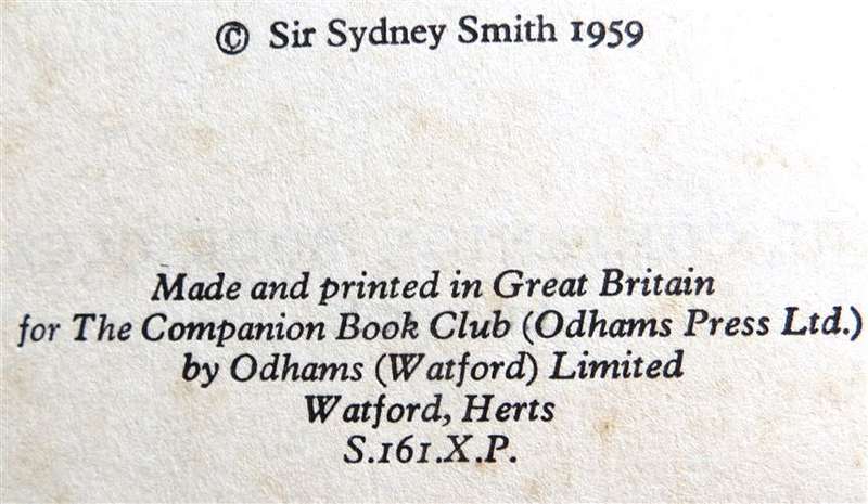 Mostly Murder - Sir Sydney Smith Editorial: Companion Book 1959