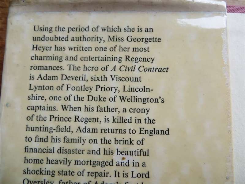 A Civil Contract - Georgette Heyer 1961