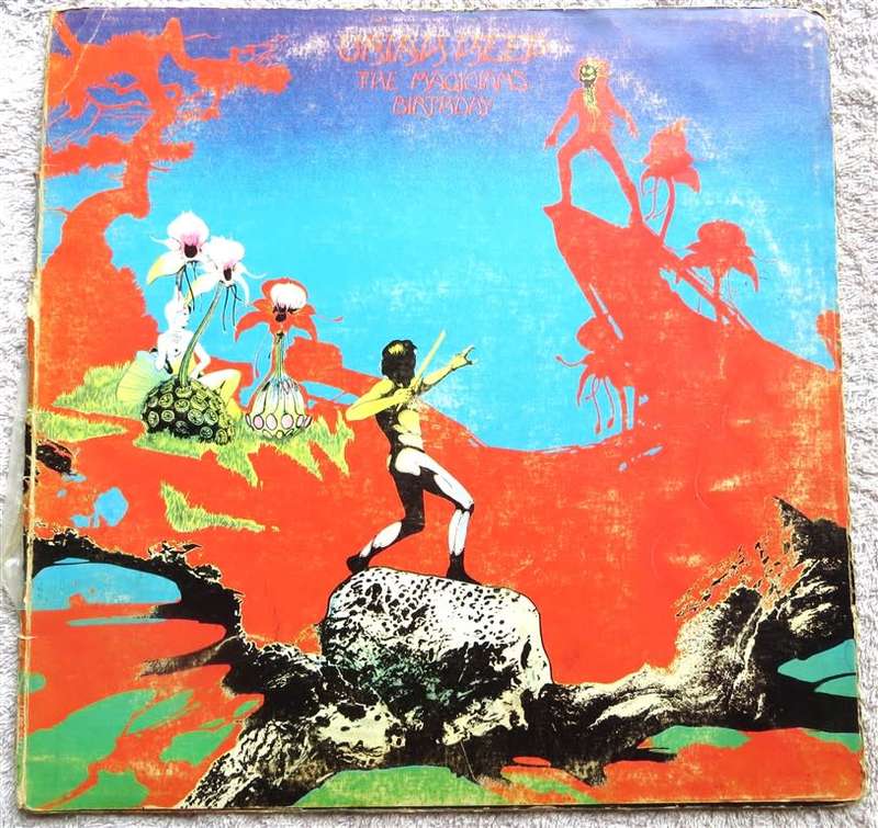 Vintage LP Uriah Heep - The magicians birthdasy - see pics scratches