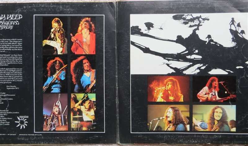 Vintage LP Uriah Heep - The magicians birthdasy - see pics scratches