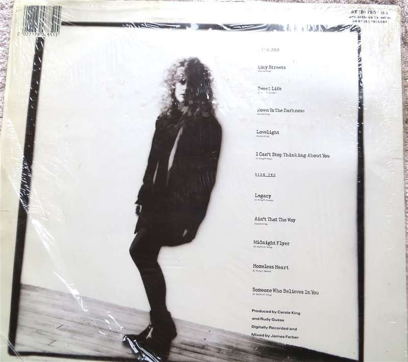 Vintage LP Carol King - City Streets - see pics scratches
