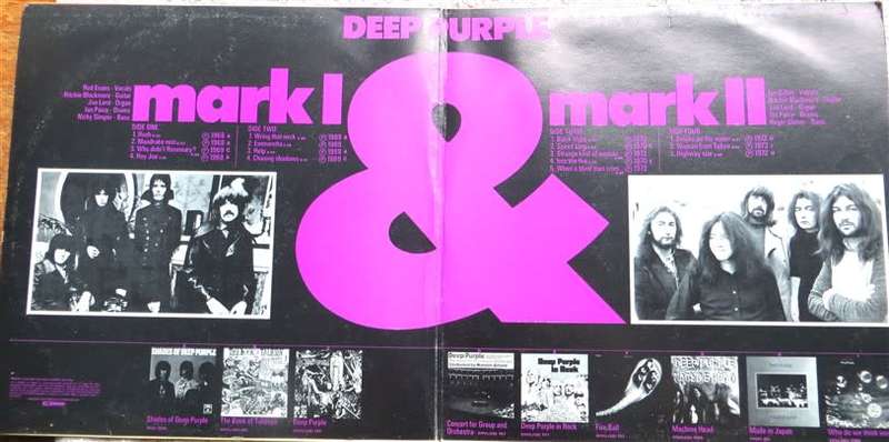 Vintage LP Deep Purple - Mark I & Mark II double LP - VG/VG+