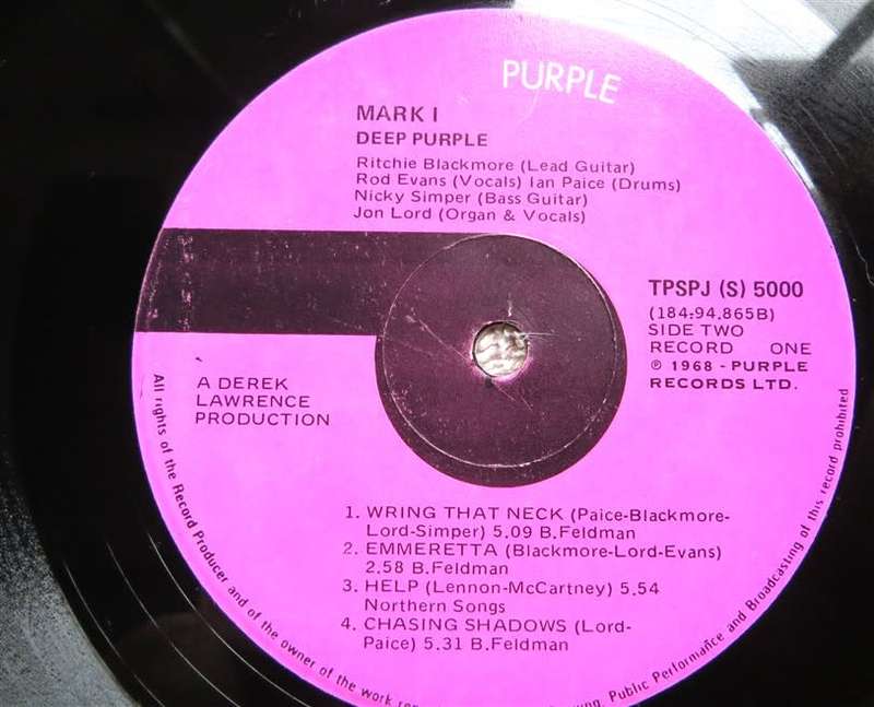 Vintage LP Deep Purple - Mark I & Mark II double LP - VG/VG+