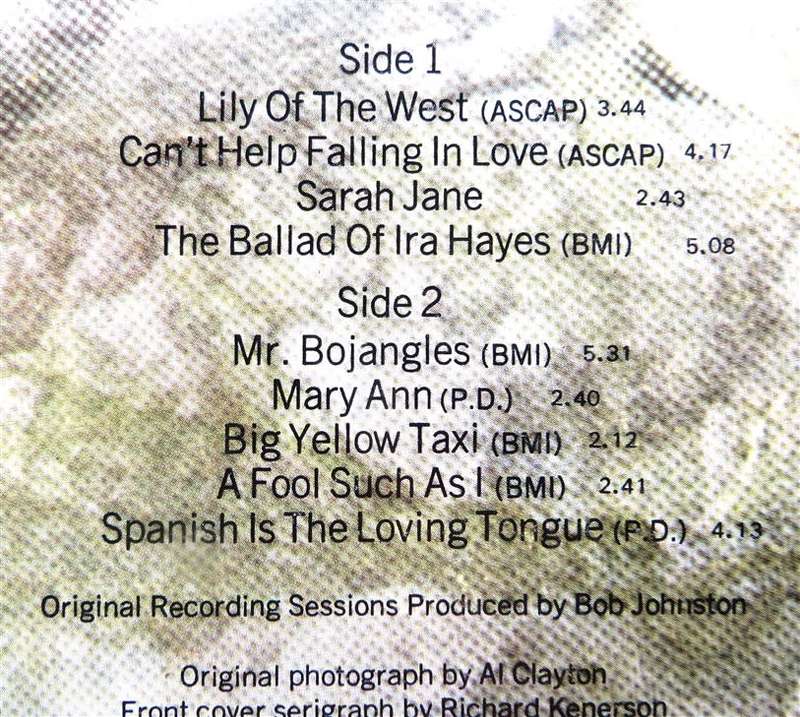 Vintage Vinyl LP Bob Dylan - Dylan - VG
