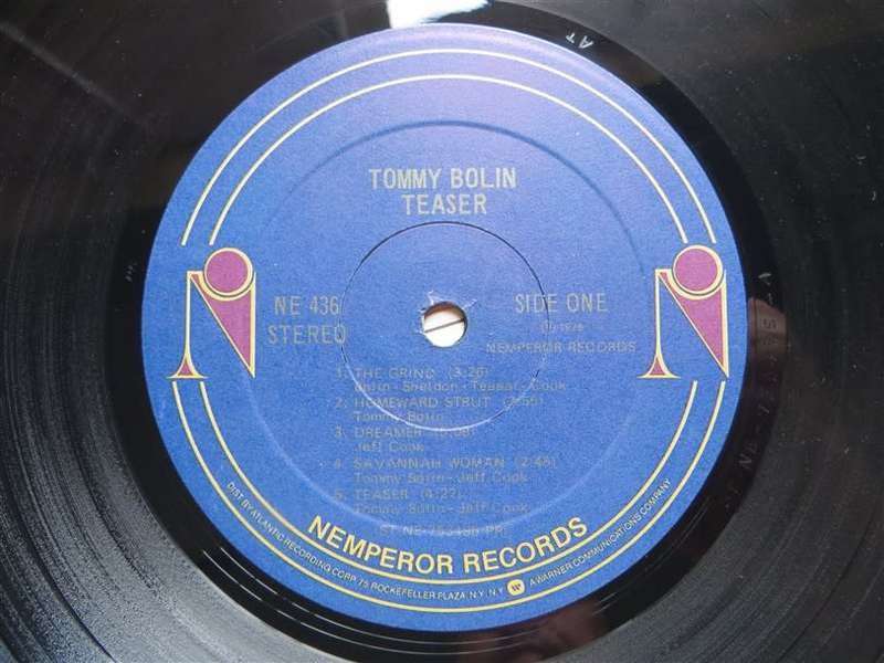 Vintage LP Tommy Bolin (Ex Deep Purple) Scarce - Teaser VG+
