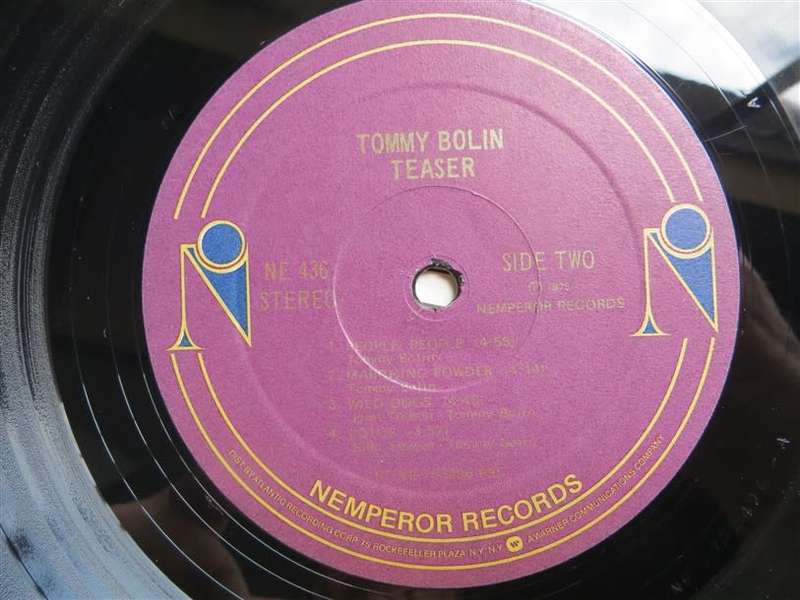 Vintage LP Tommy Bolin (Ex Deep Purple) Scarce - Teaser VG+