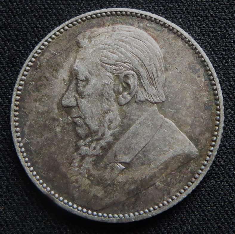 ZAR 1897 1 SHILLING SILVER