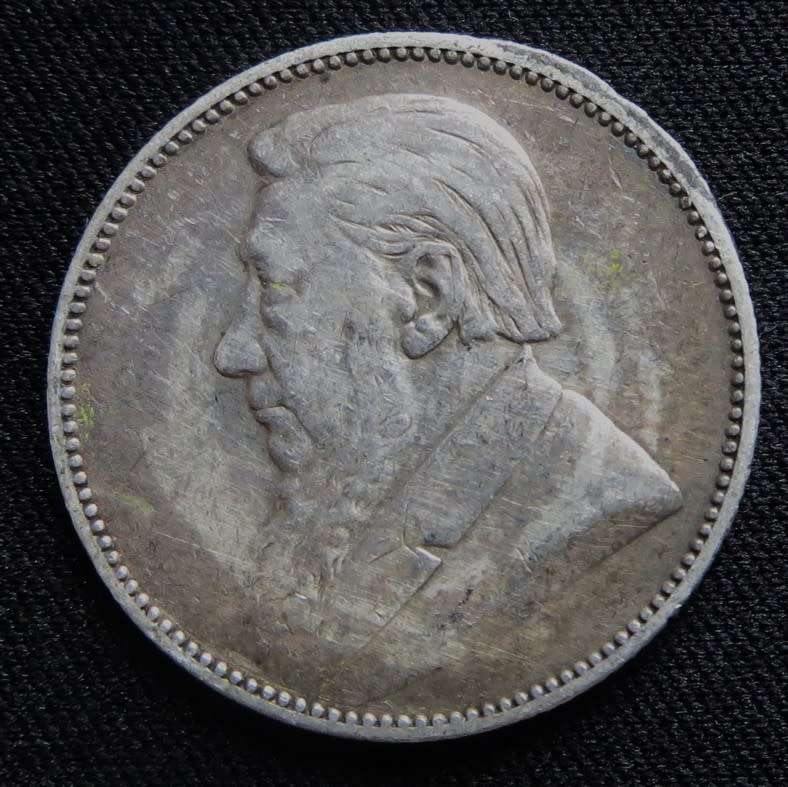 ZAR 1896 1 SHILLING SILVER