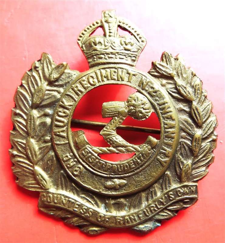 WW1 New Zealand 3rd Auckland Regt. Cap Badge **Scarce**