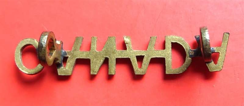 Canada Metal Shoulder title