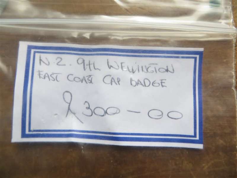 New Zealand 9th Wellington Regiment Cap Badge **Scarce**