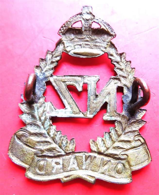 New Zealand 2nd Expeditionary Force Cap Badge WW2**Scarce**