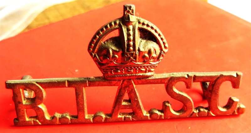 Royal Indian Army service Corps Title Badge