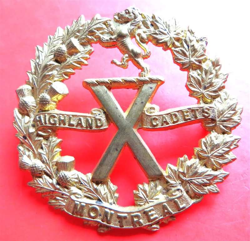 Canadian Highland Cadets Montreal Cap Badge***Scarce***