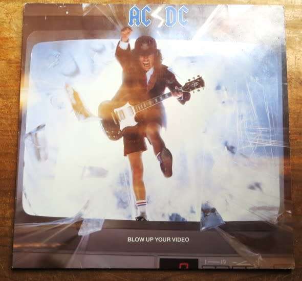 ACDC Vintage Vinyl LP Blow up your video - Heatseeker
