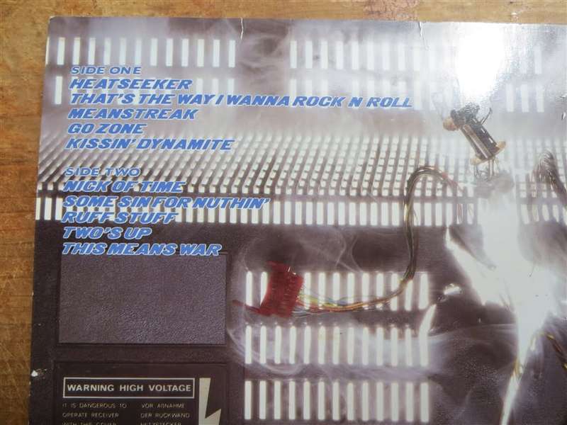 ACDC Vintage Vinyl LP Blow up your video - Heatseeker